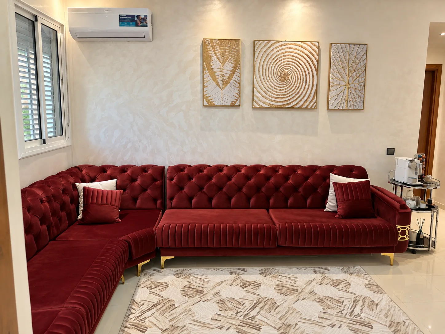 Vue principale du appartement 2 chambres à louer à Marrakech – Mhamid