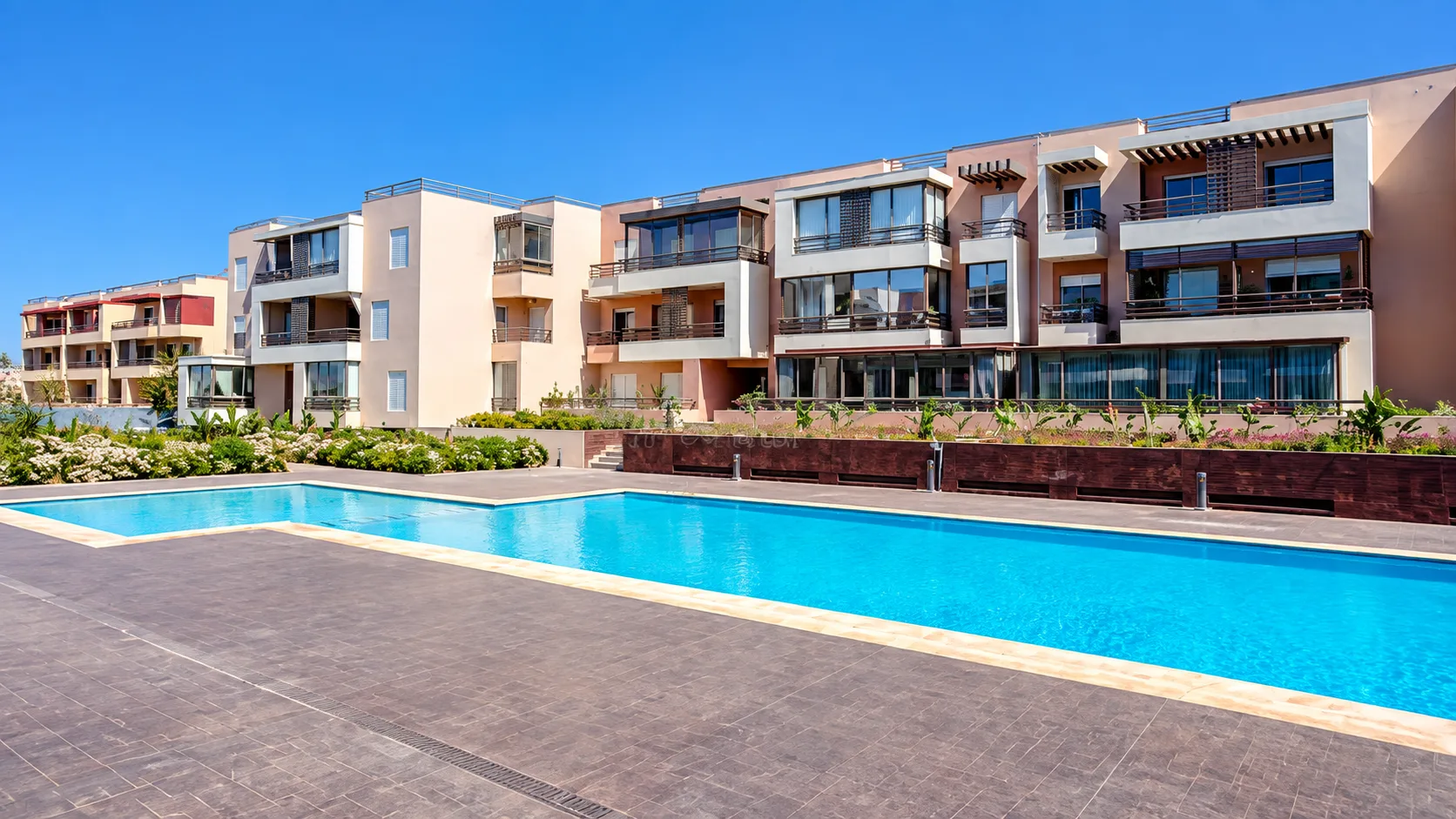 Vue principale du appartement 1 chambres à louer à Marrakech – Agdal